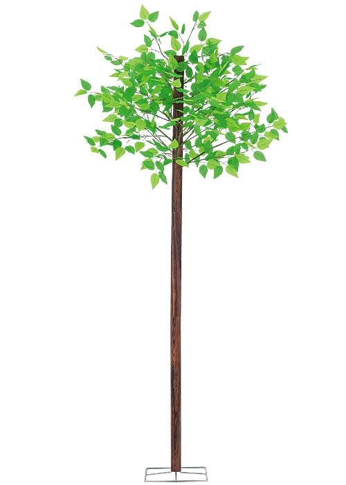 210cm新緑の木(スタンド付き)